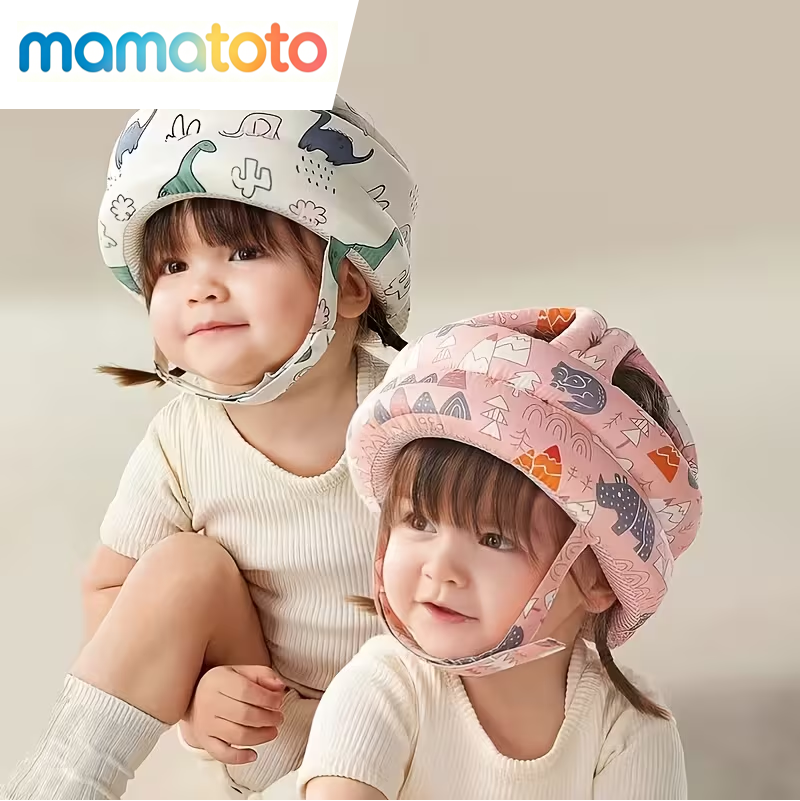 Baby Head Protector for 6-24 Months – 360° Soft Safety Helmet, Breathable & Adjustable Anti-Fall Hat, Prevents Bumped Heads, Keeps Toddlers Safe While Crawling & Walking