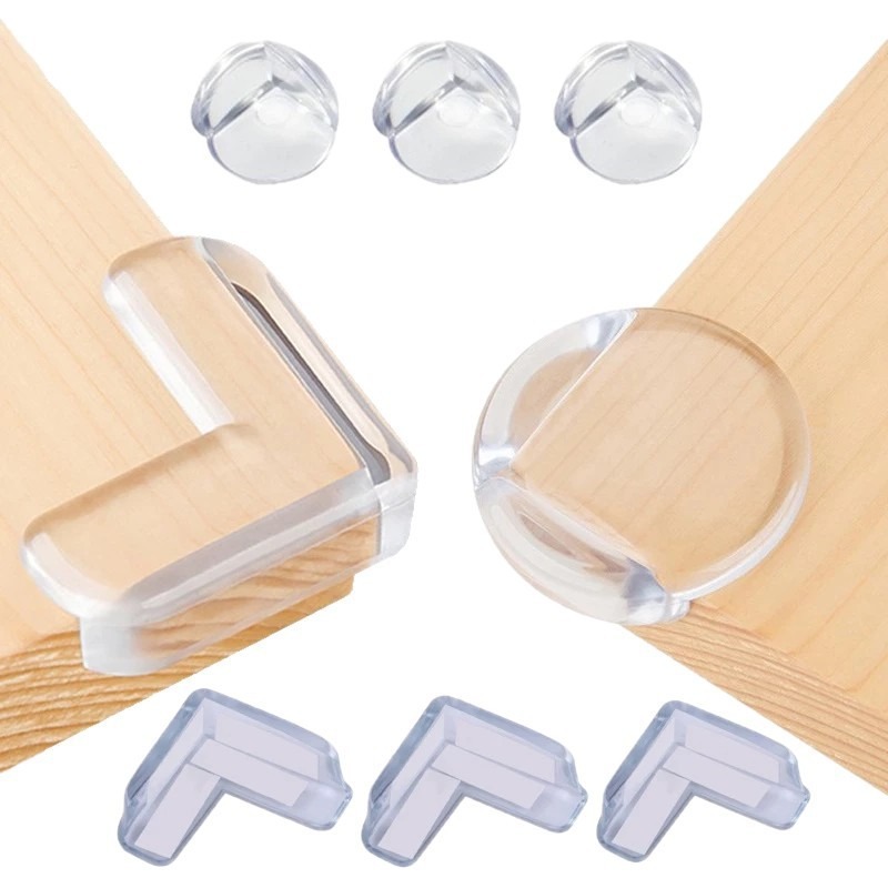 Mamatoto 10Pcs Baby Proofing Corner Guards – Clear Silicone Anti-Collision Bumpers for Tables & Sharp Edges, Invisible & Easy Peel, Keeps Crawling Toddlers Safe & Parents Relieved