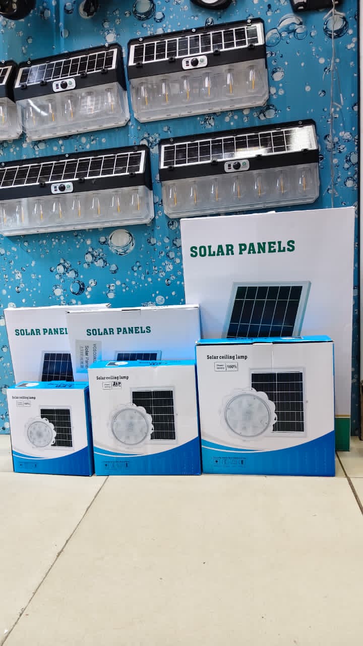 Budget  Outdoor Solar Flood Light With Solar Panel, Remote Control, IP67 Waterproof, Auto On/Off