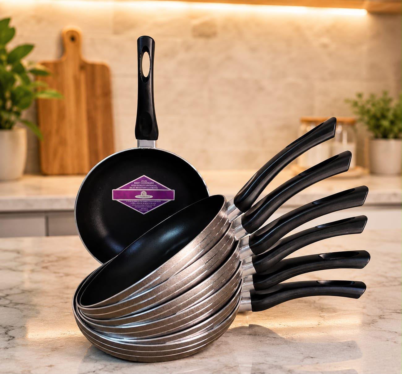 🍊Price Dropped🍊TC Non Stick Deep Frying Pan/Pancake Pan 26cm.✅ Premium Non-Stick Coating – Fry with less oil and clean easily

✅ Deep Design – Less splatter, more space for cooking

✅ Heat-Resistant
