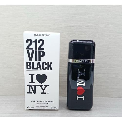 Carolina Herrera 212 VIP Black I Love NY, For Men -100ml EDP