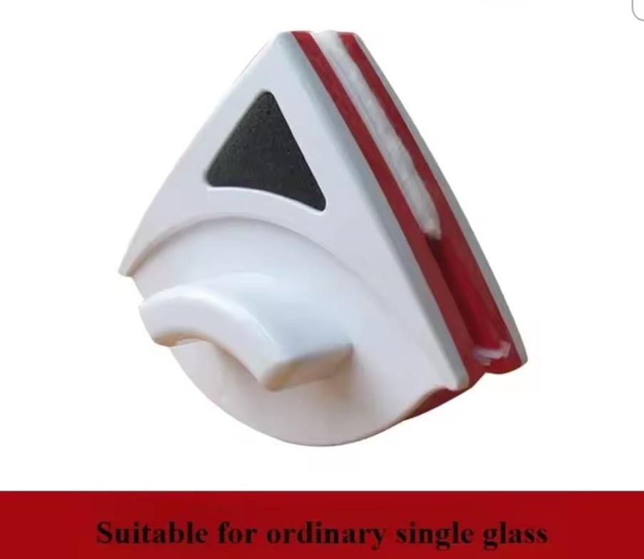 Double-Sided Magnetic Window Glass Cleaner | Double-Layer Hollow Glass Cleaning Tool | Strong Magnetic Window Cleaner | Safe & Efficient Housekeeping Glass Cleaning Brush