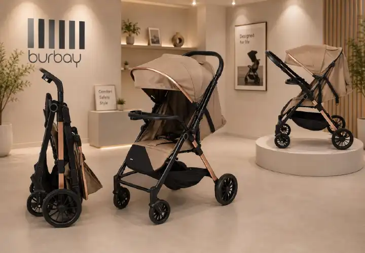 Lightweight Cabin Stroller Foldable Baby Travel Pushchair Up to 25KG Compact Design Comfortable Seat Easy Carrying for Travel Trips and Daily Use NEW DESIGN
