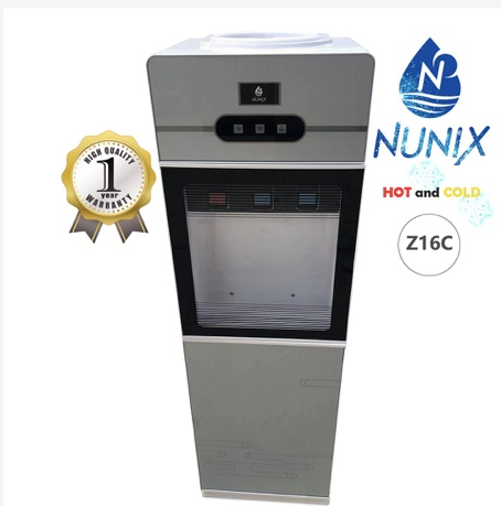 Nunix Classic 3 tap Water Dispenser Hot , Cold And Normal With Storage Cabinet - High Quality