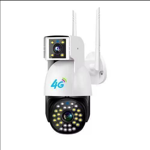 SIM CARD ELECTRIC CAMERA V380 Pro Dual Lens 4K 4MP Dual Light 4G LTE SIM CARD Wireless Ip Camera 2 In 1 Bullet And PTZ Camera