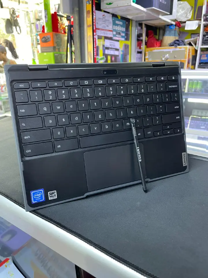 LENOVO CHROMEBOOK 500E 2-IN-1 TOUCHSCREEN LAPTOP WITH 4GB RAM, 64GB STORAGE, CHROME OS, 360° X360 CONVERTIBLE HINGE, BUILT-IN STYLUS PEN, DURABLE DESIGN, FAST PERFORMANCE, LONG BATTERY LIFE,.