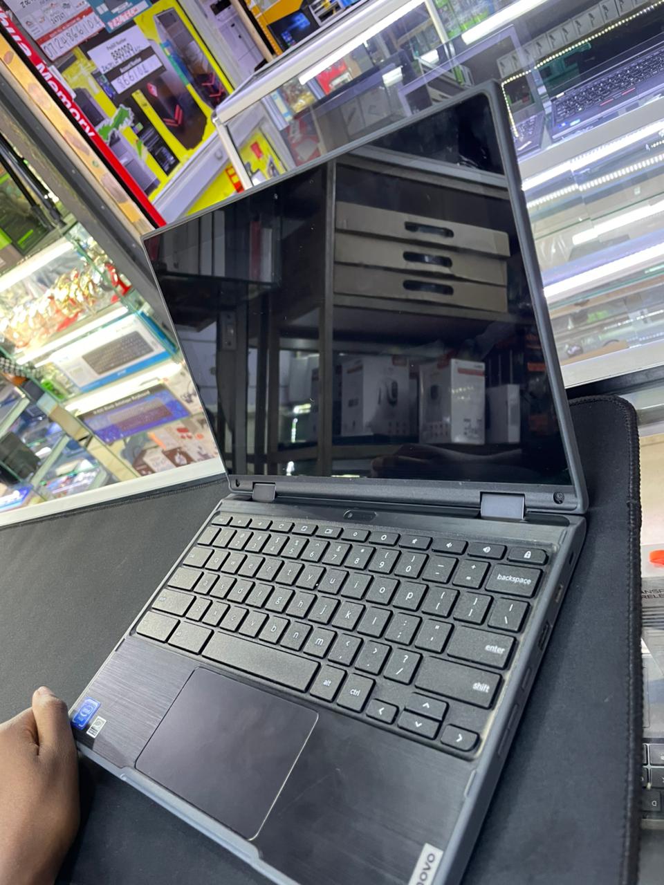 LENOVO CHROMEBOOK 500E 2-IN-1 TOUCHSCREEN LAPTOP WITH 4GB RAM, 64GB STORAGE, CHROME OS, 360° X360 CONVERTIBLE HINGE, BUILT-IN STYLUS PEN, DURABLE DESIGN, FAST PERFORMANCE, LONG BATTERY LIFE,.
