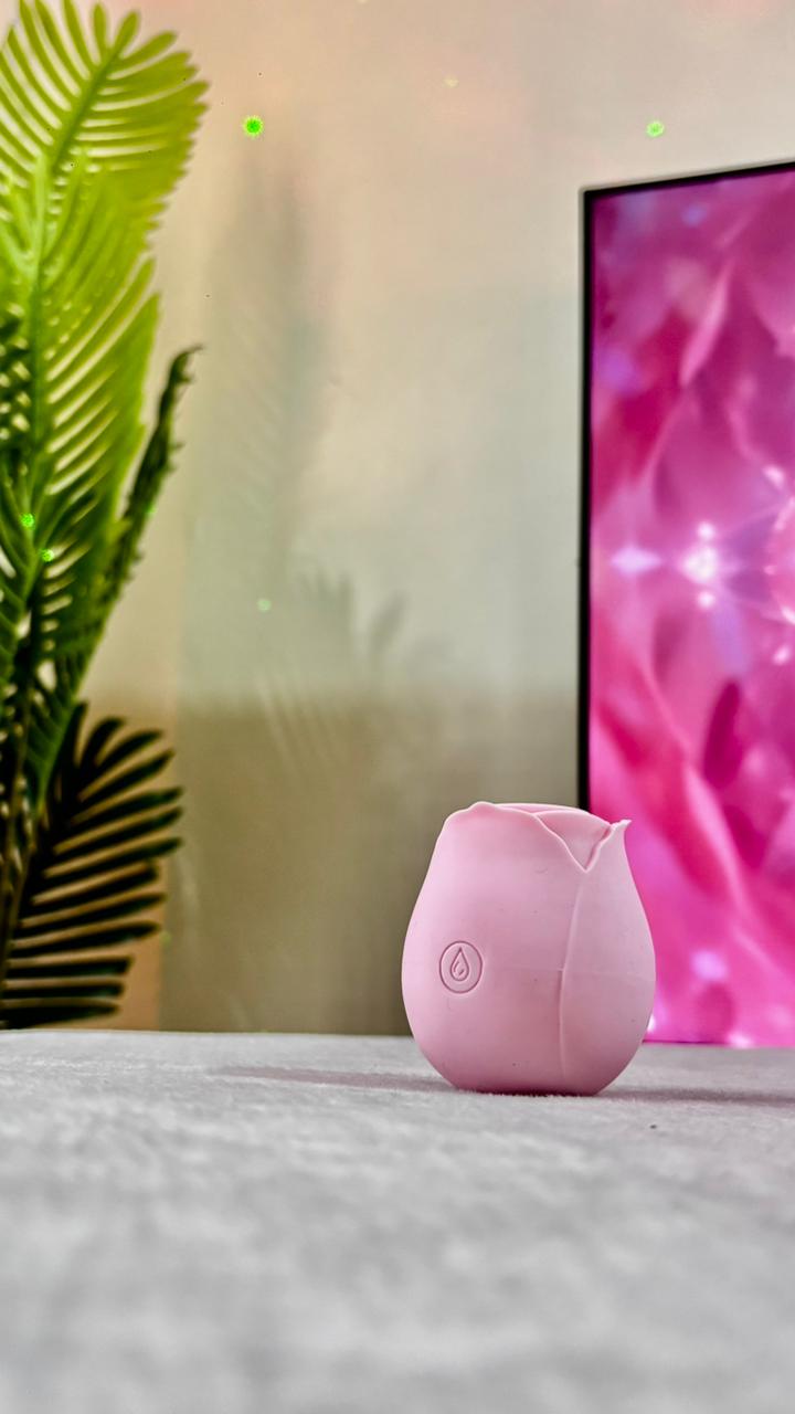 Rose Vibrator Massager for Women – Rechargeable Rose Vibrator Massager for Women with Clitoral Stimulation & Gentle Nipple Sucker, Quiet Silicone Adult Wellness Massager - image 7