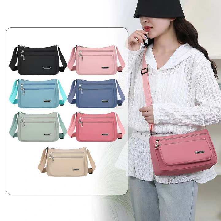 The New Versatile Crossbody Bag Is A Fashionable Multi-Compartment Single-Shoulder Bag For Work And Commuting It Is Water-Resistant And Lightweight For Middle-Aged Women
