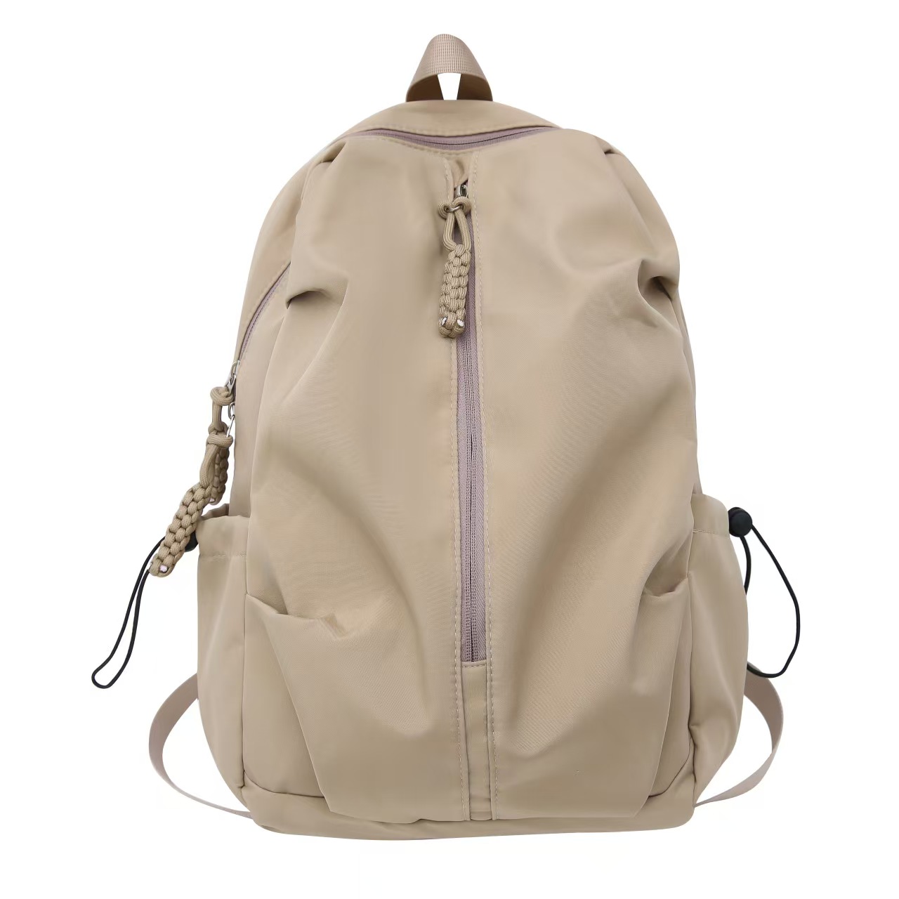 Fashionable Large-Capacity Schoolbag For Boys And Girls High School Students Simple And Casual Sports Backpack Travel Backpack With Dual Shoulder Straps