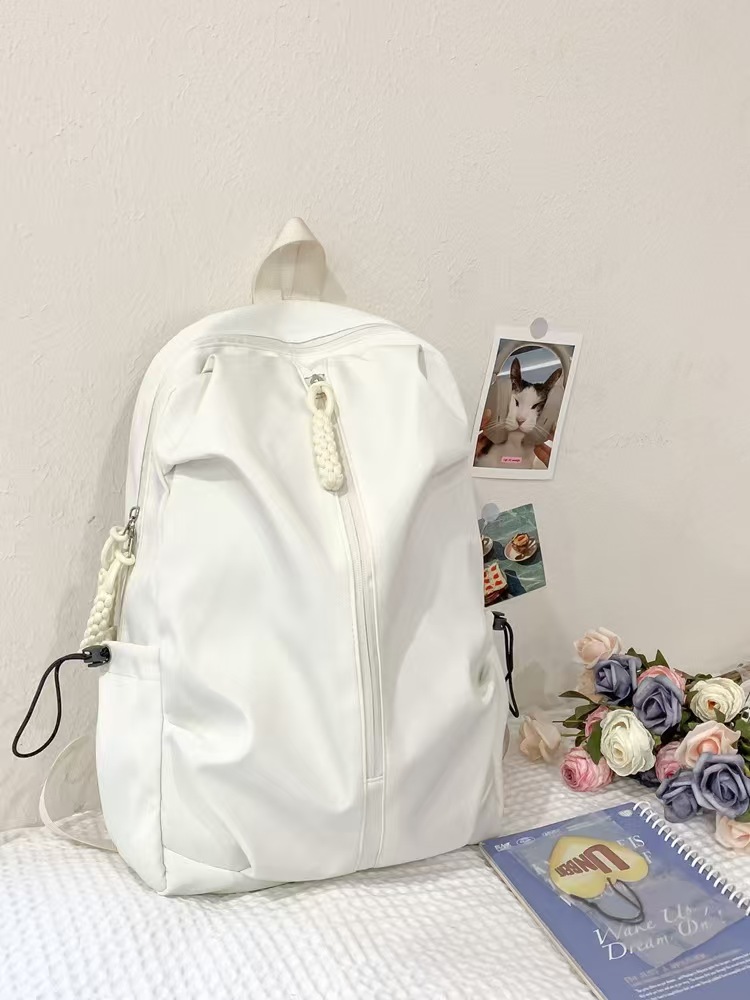 Fashionable Large-Capacity Schoolbag For Boys And Girls High School Students Simple And Casual Sports Backpack Travel Backpack With Dual Shoulder Straps