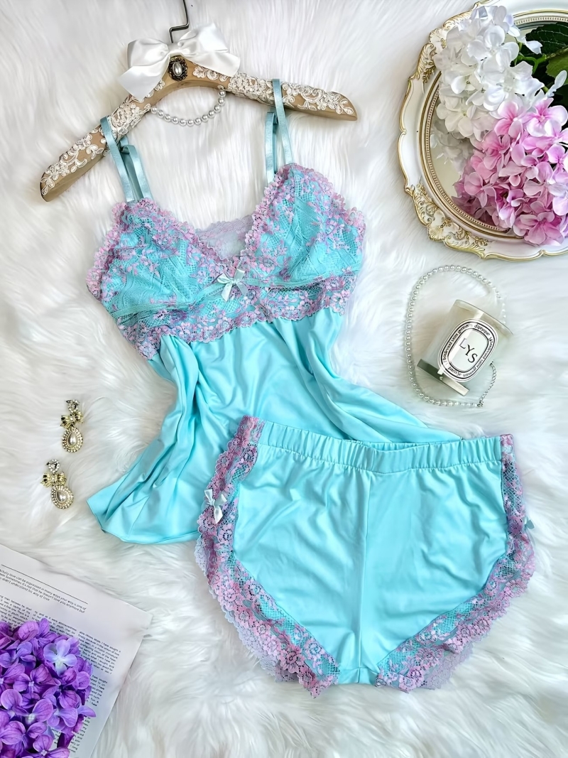 Hot Selling in Africa New Arrival Women Casual Home Loungewear Cropped Style Nightgown with Delicate Lace Trim Sexy Sheer Intimate Sleepwear Ladies Lingerie