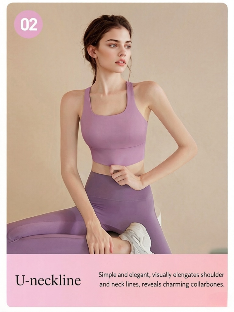 African Hot SaleHigh Quality New Arrival Plus Size Women's 2-Piece Yoga Outfit Set One-Piece Shockproof & Anti-Sagging Push Up Sports Bra Yoga Tank Top High Stretch Long Leggings for Running & Fitness