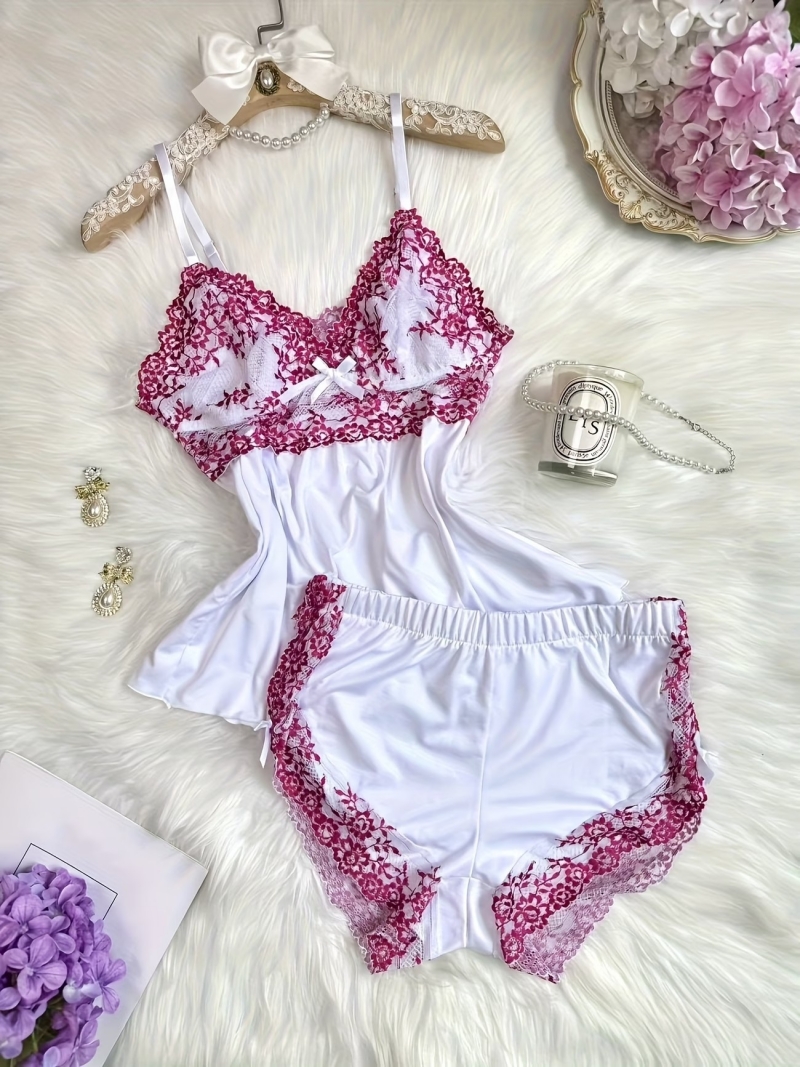 Hot Selling in Africa New Arrival Women Casual Home Loungewear Cropped Style Nightgown with Delicate Lace Trim Sexy Sheer Intimate Sleepwear Ladies Lingerie