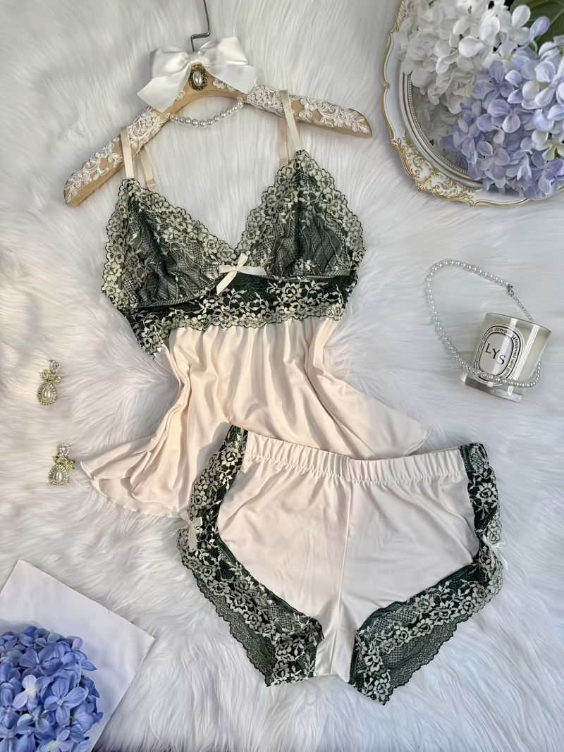Hot Selling in Africa New Arrival Women Casual Home Loungewear Cropped Style Nightgown with Delicate Lace Trim Sexy Sheer Intimate Sleepwear Ladies Lingerie