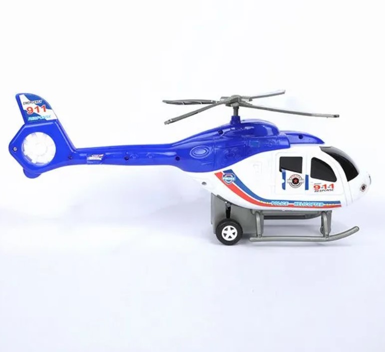 Police Helicopter Kids Toy – Spinning Propeller Rescue Aircraft, Action Play Helicopter for Boys & Girls, Imaginative Role-Play Flight Toy, Durable Indoor & Outdoor Adventure Gift for Children