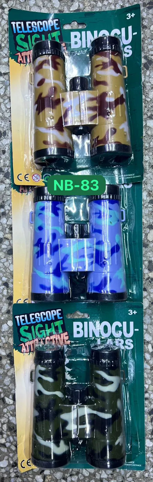 Camouflage Print Binocular Toys: Lightweight Kids Binoculars with Neck String Built-In Compass for Ages 3+ Outdoor Exploration Bird Watching Adventure Educational Discovery Fun Gift.