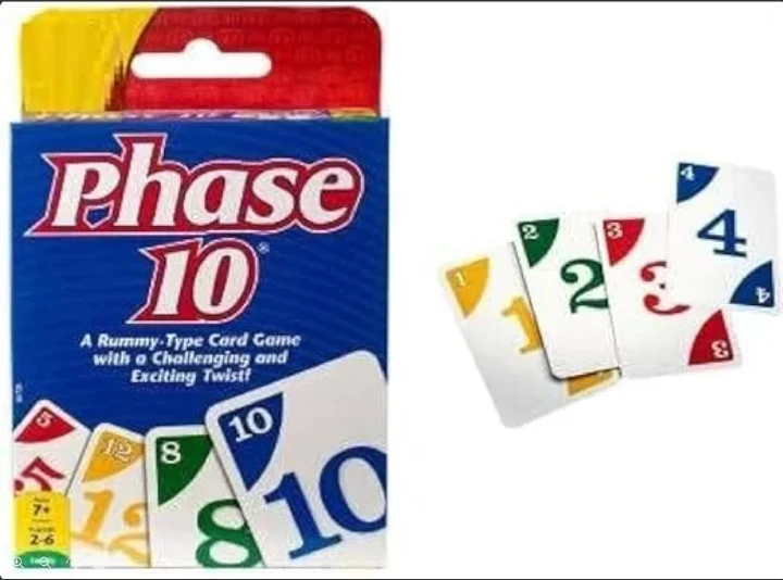 Phase 10 Card Game – Fun & Challenging Rummy-Style Sequence Game, Multicolor Family Card Game for Kids, Teens & Adults, 2–6 Players, Ages 7+, Strategic Phase Completion Party & Family Game Night Enter