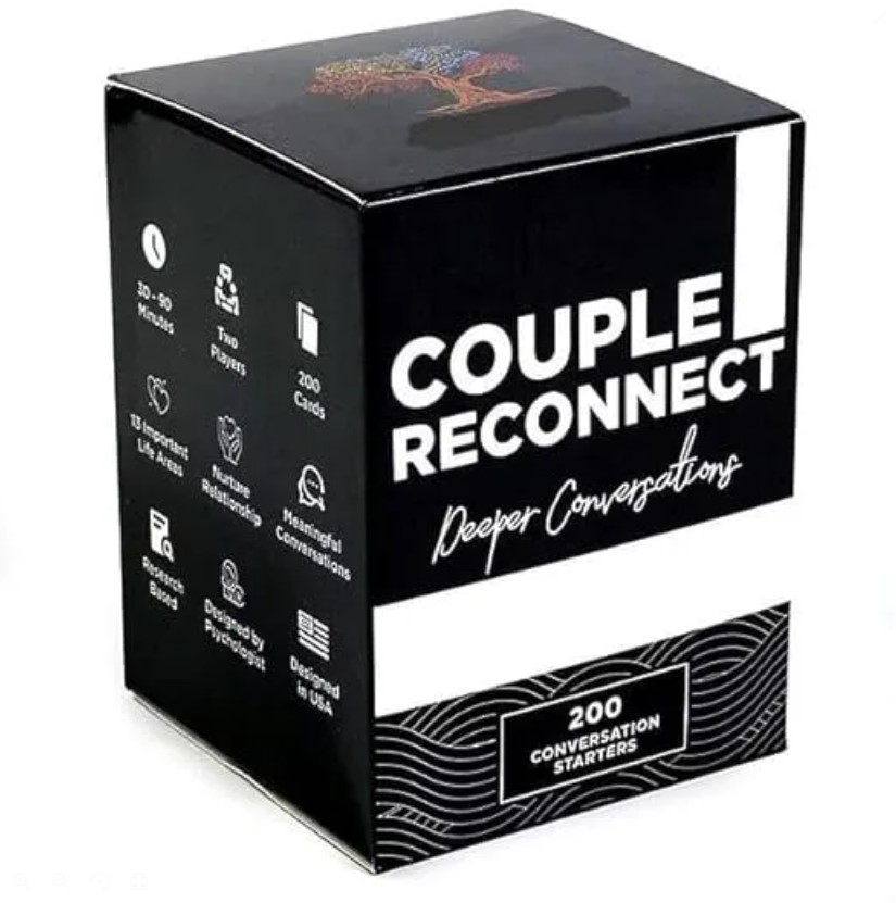 ESSENTIAL Couple Reconnect Conversation Cards – Therapy-Inspired Card Game to Build Trust, Deepen Emotional Bond & Strengthen Communication for Married & Mature Couples, Relationship Growth & Date