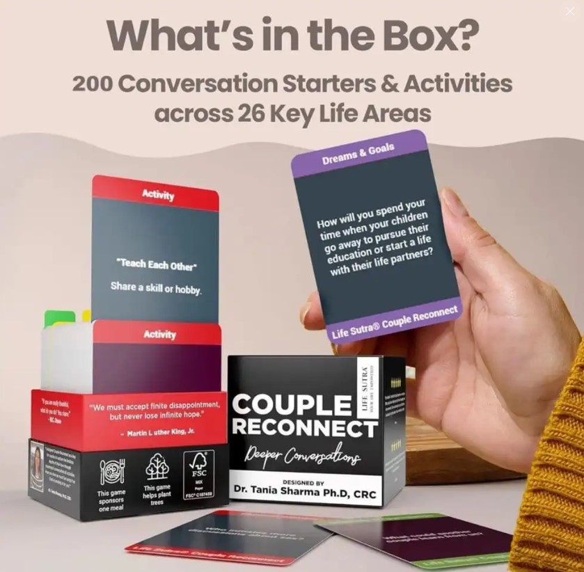 ESSENTIAL Couple Reconnect Conversation Cards – Therapy-Inspired Card Game to Build Trust, Deepen Emotional Bond & Strengthen Communication for Married & Mature Couples, Relationship Growth & Date