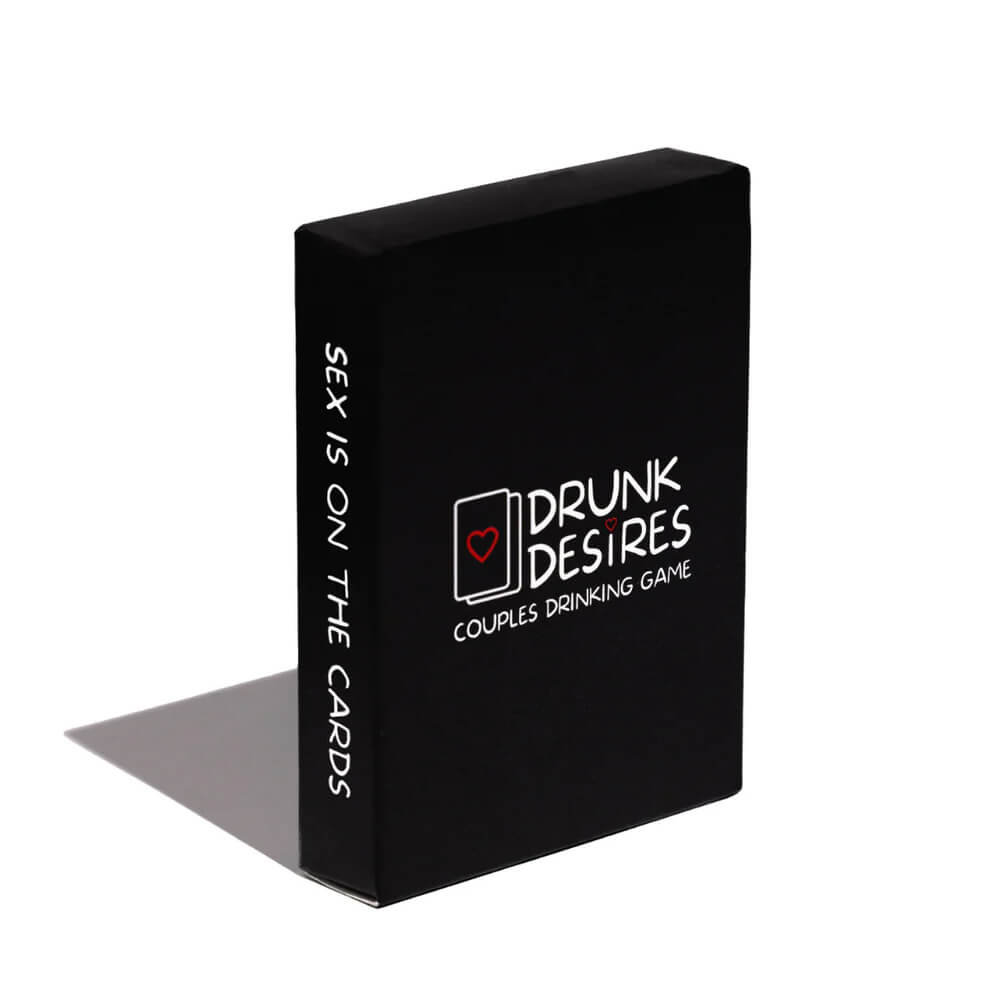 Drunk Desires Adult Couples Card Game Truth and Dare Style Date Night Deck with 50 Prompts for Communication Intimacy and Relationship Fun