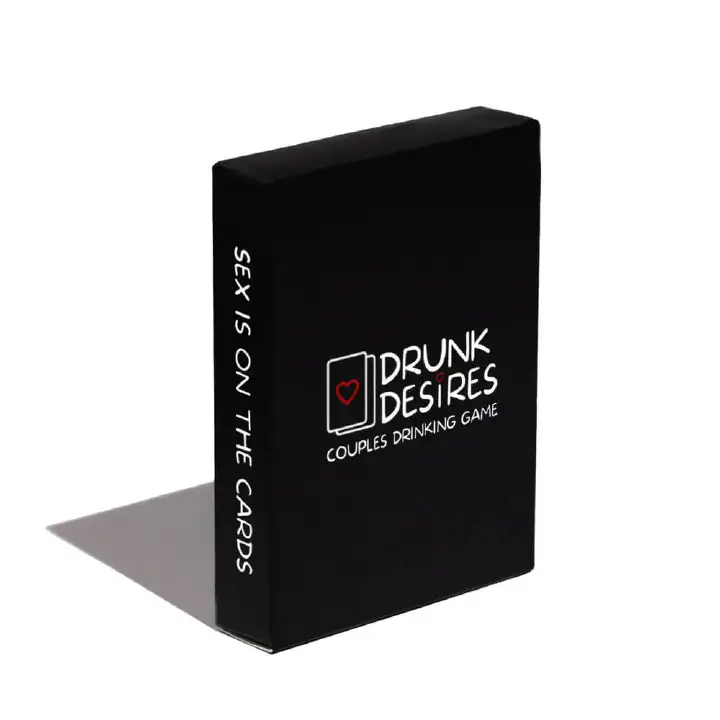 Drunk Desires Adult Couples Card Game Truth and Dare Style Date Night Deck with 50 Prompts for Communication Intimacy and Relationship Fun