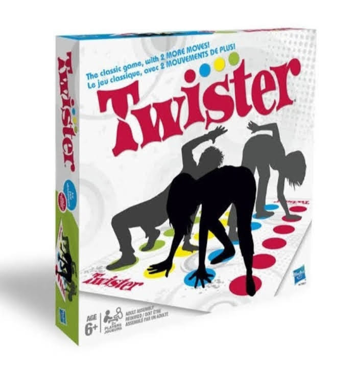 Twister Party Game Set Colorful Dotted Mat Spinner Balance and Flexibility Family Action Game for 2 Plus Players Ages 6 Plus Interactive Indoor Party Game a classic physical party game
