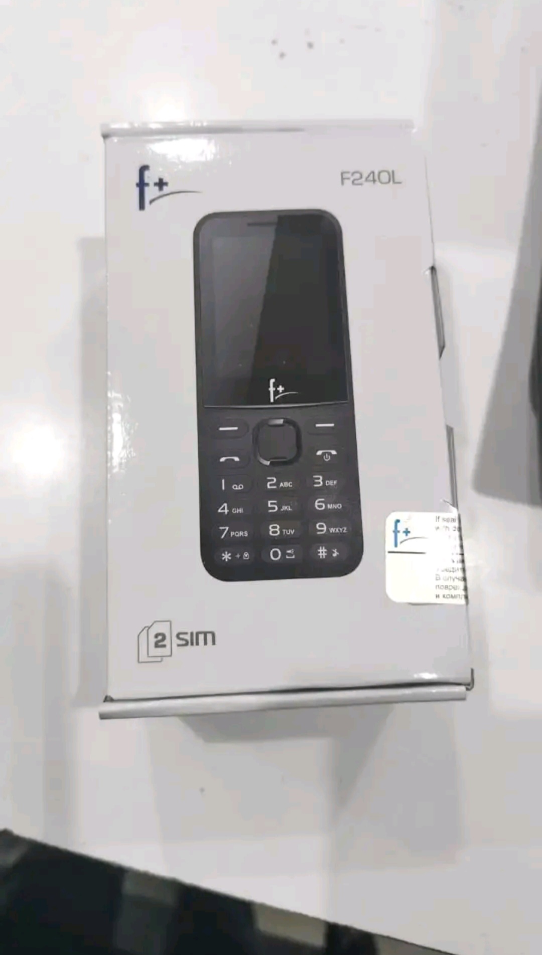 Big F+ F240l, Dual Sim, 2.4 Inch Display, MicroSDHC support, FM radio, 1000mAh, Mp3 player, Torch - FEATURE PHONES