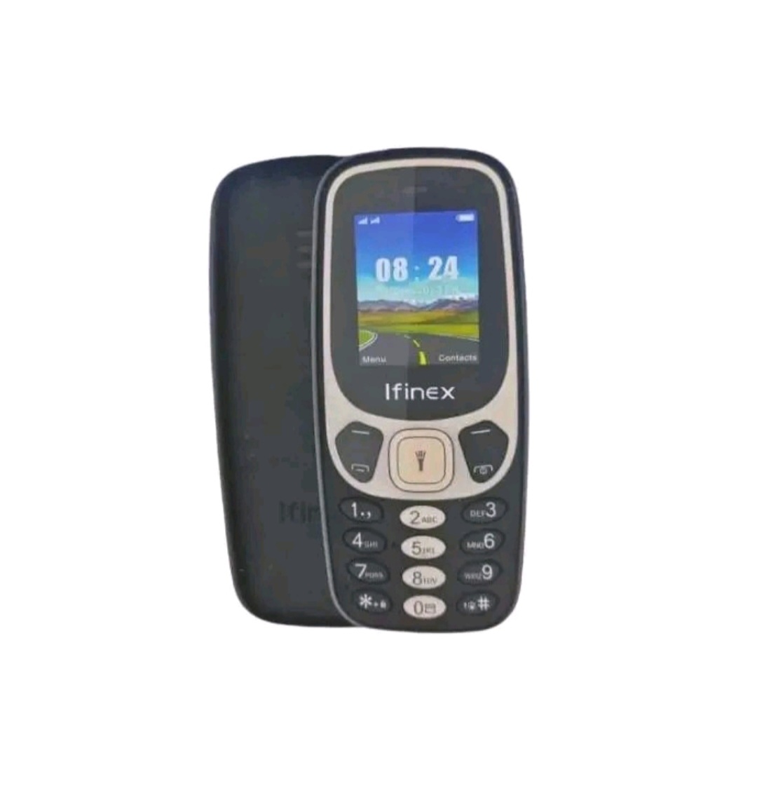 IFINEX S3320 THREE SIM CARD SCREEN 1.77’’ BATTERY 1200MAH LED TORCH FM WIRELESS RADIO VIBRATION 1 YEAR WARRANTY KABAMBE/MULIKA MWIZI PHONES ON OFFER BUTTON MOBILE