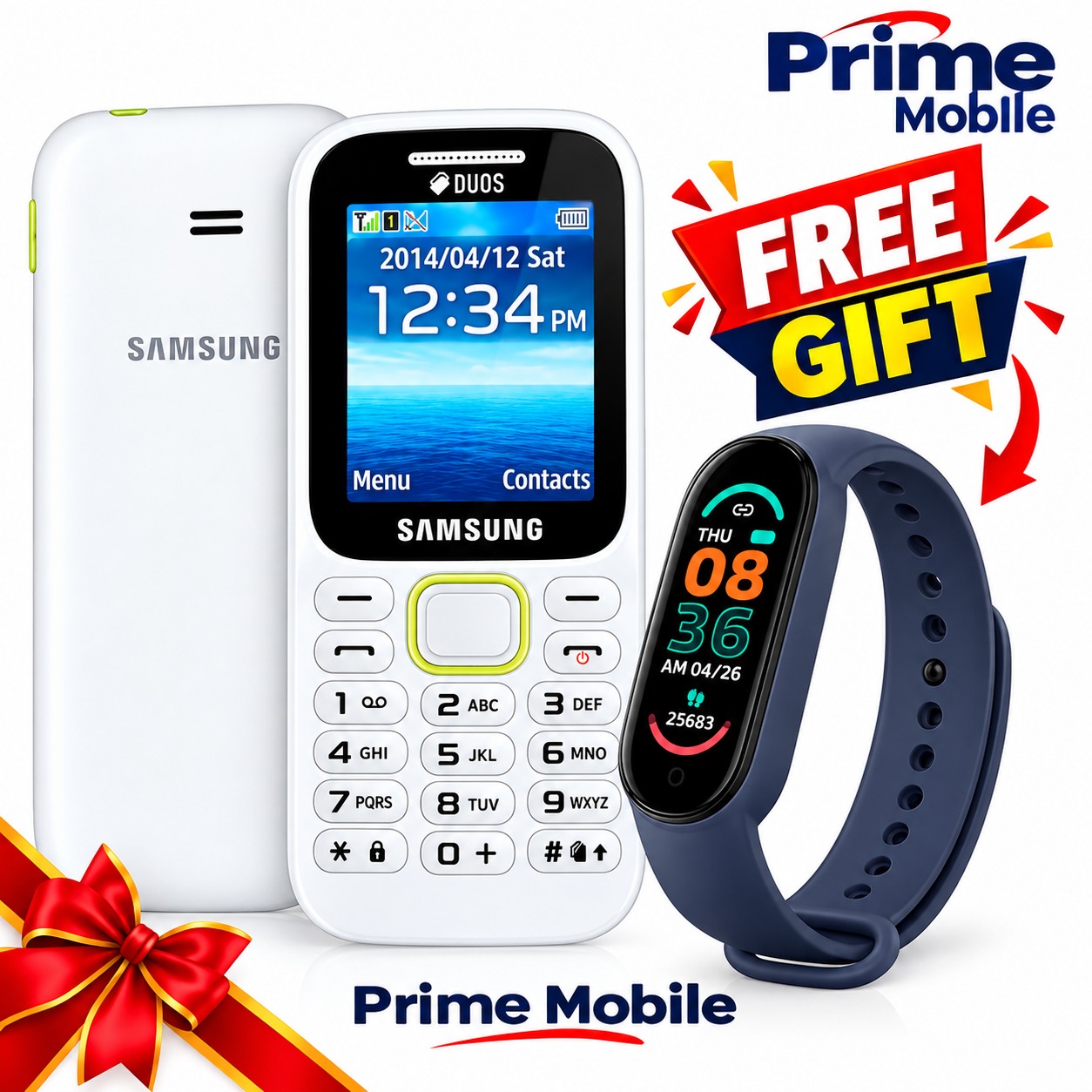 NEW ARRIVAL ✌️✌️Samsung SM-B310/15 (DUOS), 2" Display,FM DUAL-SIM) Feature phone, Button phone, Original Kabambe (PLUS FREE GIFT)
