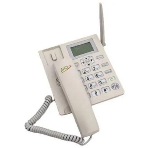 LIMITED OFFER!! SQ LS820 Desktop Wireless Phone:GSM Voice Call Function | Dual SIM | 6-Speed Dial Keys | SMS Support | FM Radio | MP3/MP4 Support | 200 Phone Entries | 3-Way Calling | Landline Phones