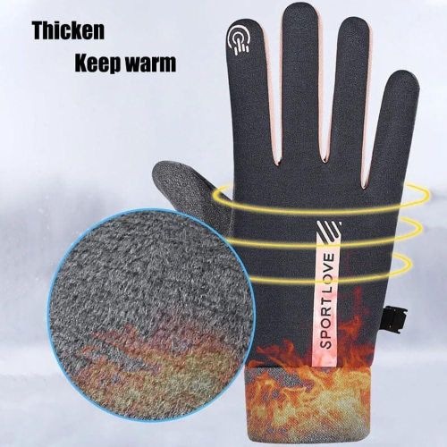 Professional Winter Sports Gloves - Waterproof & Windproof Thermal Outdoor Gloves for Cycling, Skiing, and Hiking - Touchscreen Compatible Fleece Lined Warm Gloves for Men & Women