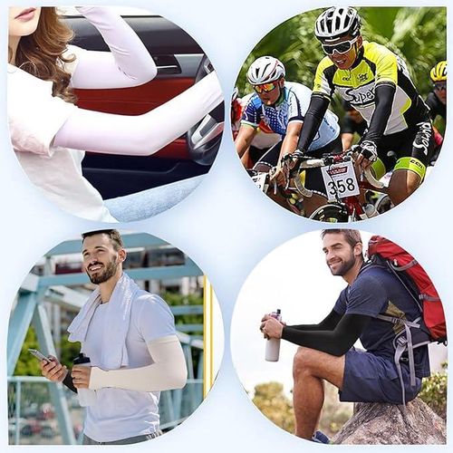 Unisex Arm Sleeves Gloves for Men & Women, UV Sun Protection Arm Sleeves, Moisture-Wicking Arm Cover for Cycling, climbing, hiking.