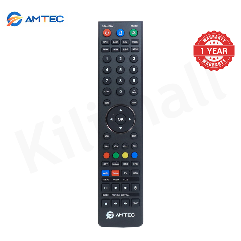 AMTEC 43L12S 43 inch Smart TV Frameless Full HD Android TV Bluetooth WiFi, App Store, Inbuilt Decoder 2HDMI 2USB Ports Support Netflix YouTube Google Play store Energy Saving LED Television