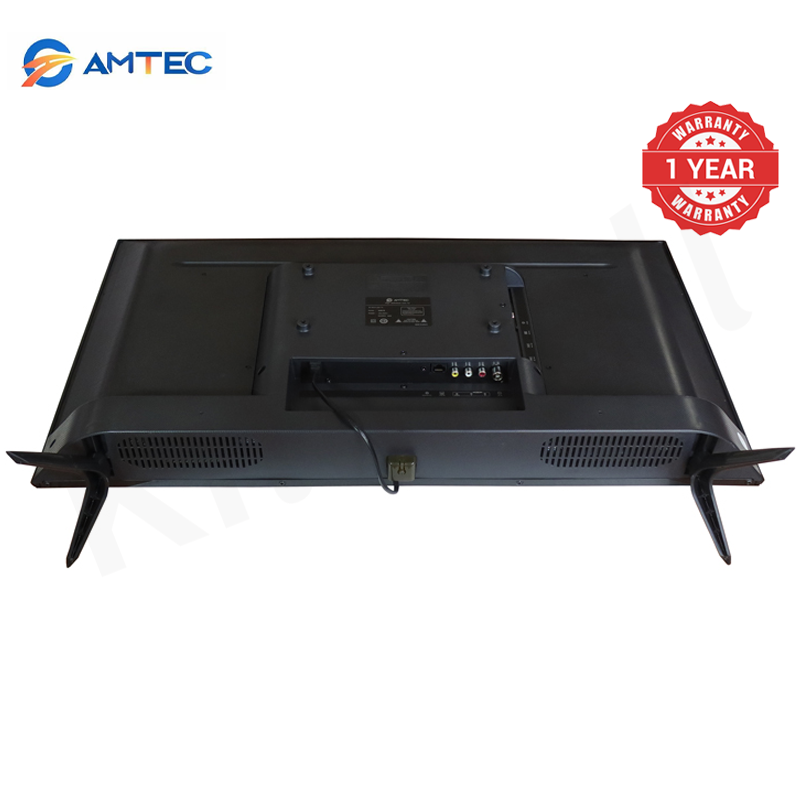 Amtec 32R1S 32 inch Smart TV Frameless HD Android TV LED Bluetooth WiFi Mirror Cast Inbuilt Decoder 3HDMI 2USB Port Quad Core 1GB+8GB Netflix YouTube Energy Saving Television