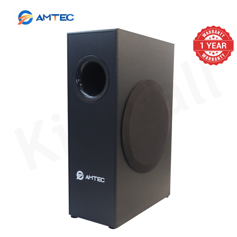 Amtec AM-03 2.1CH AC/DC Soundbar With 6.5" Subwoofer,35W RMS 15000W PMPO, Bluetooth, FM, USB/SD/AUX, Home Theater Speaker System Woofer