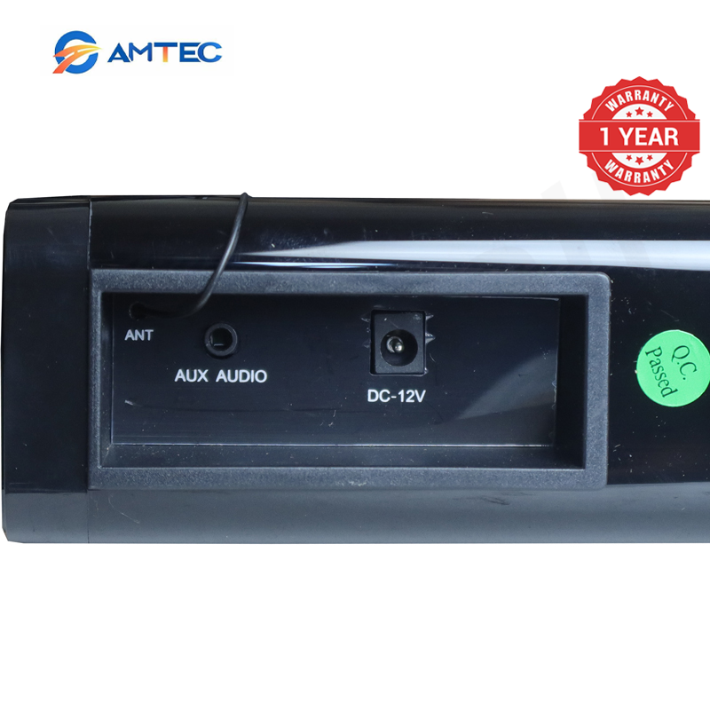 Amtec AM-03 2.1CH AC/DC Soundbar With 6.5" Subwoofer,35W RMS 15000W PMPO, Bluetooth, FM, USB/SD/AUX, Home Theater Speaker System Woofer