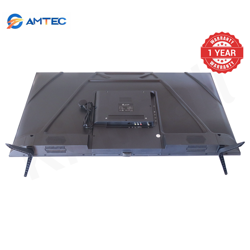 Amtec 50Q6 50 inch Smart TV Frameless 4K UHD HDR10 DVB-T2 Built-in Decoder Wi-Fi Bluetooth Miracast Netflix YouTube Showmax DTS Dolby Digital Audio 1.5GB RAM 8GB ROM