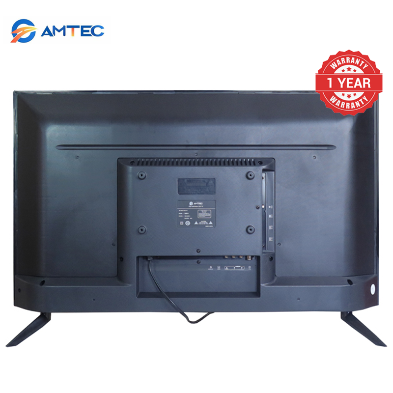 Amtec 32R1S 32 inch Smart TV Frameless HD Android TV LED Bluetooth WiFi Mirror Cast Inbuilt Decoder 3HDMI 2USB Port Quad Core 1GB+8GB Netflix YouTube Energy Saving Television