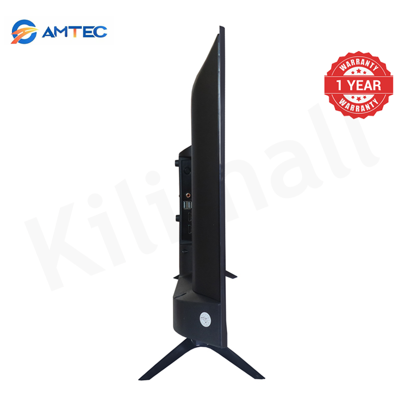 Amtec 32R1S 32 inch Smart TV Frameless HD Android TV LED Bluetooth WiFi Mirror Cast Inbuilt Decoder 3HDMI 2USB Port Quad Core 1GB+8GB Netflix YouTube Energy Saving Television