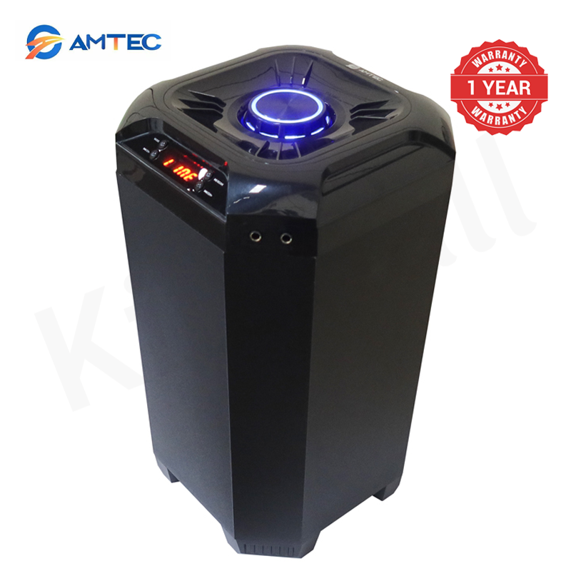 Amtec AM-702 2.1CH X‑BASS Soundbar System, 120W RMS 20000W PMPO Speaker System Woofer, BT/USB/SD/FM/AUX, AC/DC Dual Power, Remote