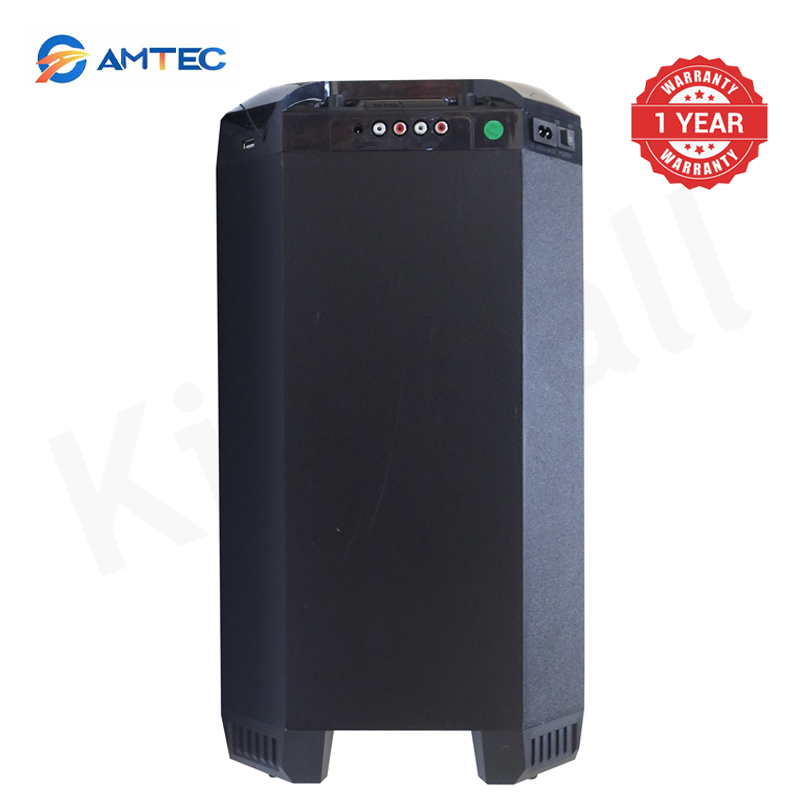 Amtec AM-702 2.1CH X‑BASS Soundbar System, 120W RMS 20000W PMPO Speaker System Woofer, BT/USB/SD/FM/AUX, AC/DC Dual Power, Remote