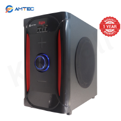 Amtec AM-314 3.1CH X‑BASS Home Theater System Woofer,Speaker System 60W RMS 12000W PMPO, Bluetooth/USB/SD, AC/DC Dual Power