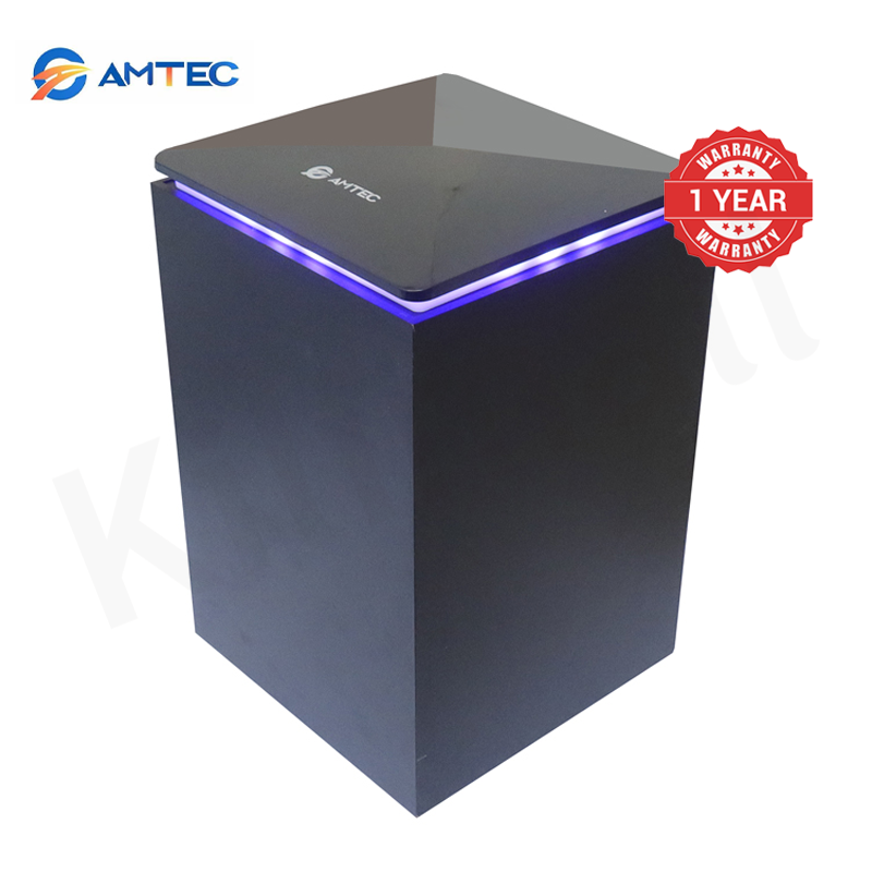 Amtec AM-04 Soundbar Home Theatre Speaker System With Wireless Subwoofer, 100W RMS 20000W PMPO, Bluetooth USB SD AUX FM, LED Display Remote Control 3D Surround AC/DC Dual Power Compatibility