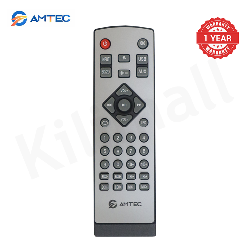 Amtec AM-702 2.1CH X‑BASS Soundbar System, 120W RMS 20000W PMPO Speaker System Woofer, BT/USB/SD/FM/AUX, AC/DC Dual Power, Remote