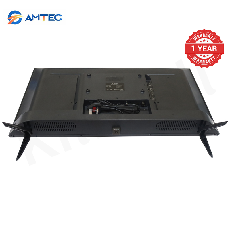 Amtec 32M6 32 Inch Digital TV Frameless Full HD LED TV AC Powered DVB-T2/S2 Digital Audio Hotel Mode USB Recording 3HDMI 2USB VGA Energy Saving Slim Television 1 Year Warranty