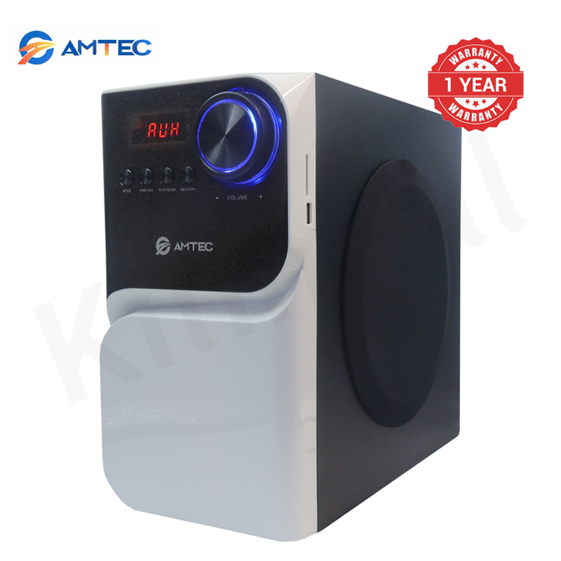 AM-005 2.1CH Bluetooth HI-FI Sound Speaker System 45W RMS 8000W PMPO Subwoofer USB/SD/FM, AC/DC Dual Power, Remote Control