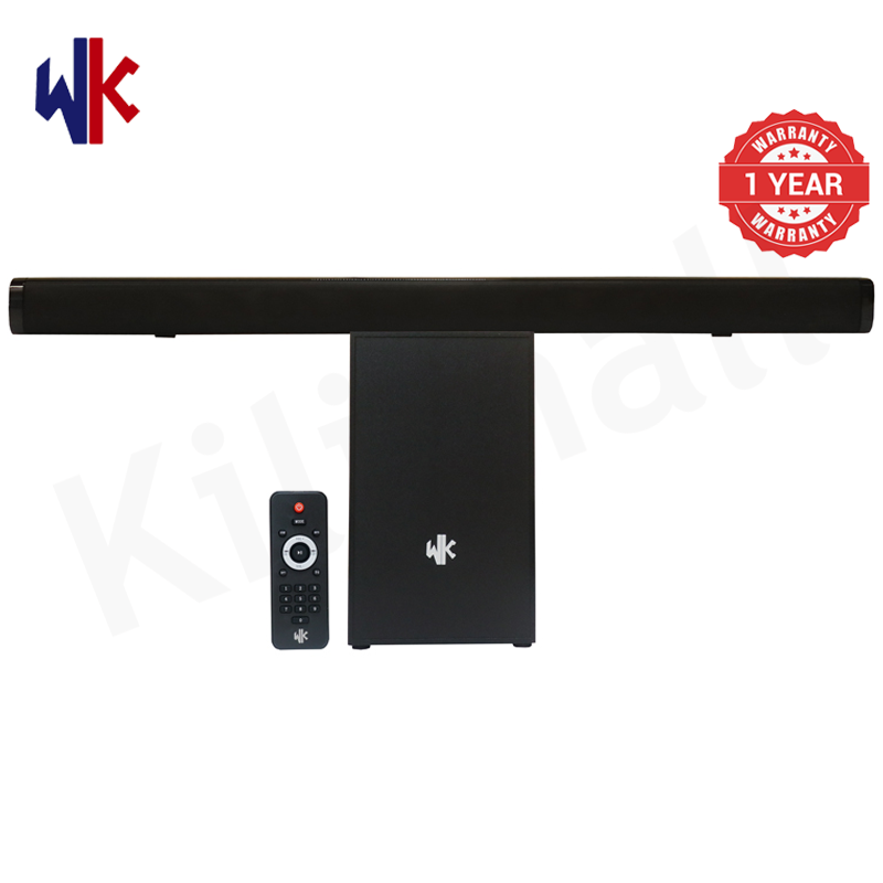 WK WK-02 Sound Bar System Home Theater Multimedia Speaker 35W RMS 10000W PMPO,AC220V/DC12V Dual Power,Bluetooth Connectivity,FM USB SD MP3 DVD PS2 XBOX Heavy Bass Audio System 1Year Warranty