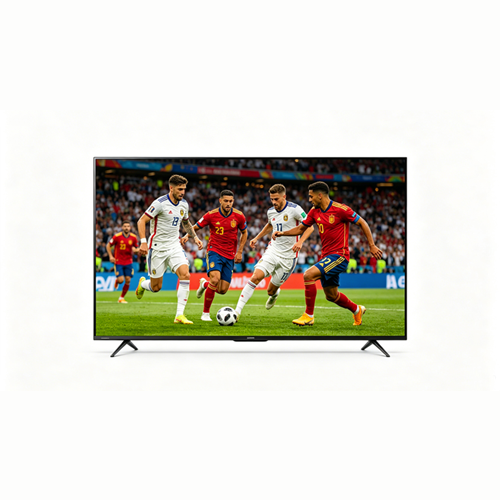 Global Star 55 Inch Frameless 4K Ultra HD Android Smart LED TV, Built-in WiFi, HDMI and USB Ports, Black Home Television, High Definition Display, Durable Entertainment TV, Fulfilled by Kilimall