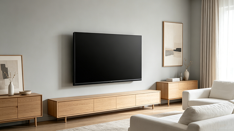 Global Star 55 Inch Frameless 4K Ultra HD Android Smart LED TV, Built-in WiFi, HDMI and USB Ports, Black Home Television, High Definition Display, Durable Entertainment TV, Fulfilled by Kilimall